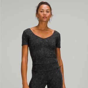 Lululemon Align Tee Shirt Size 4. Snake Print. Great Condition.